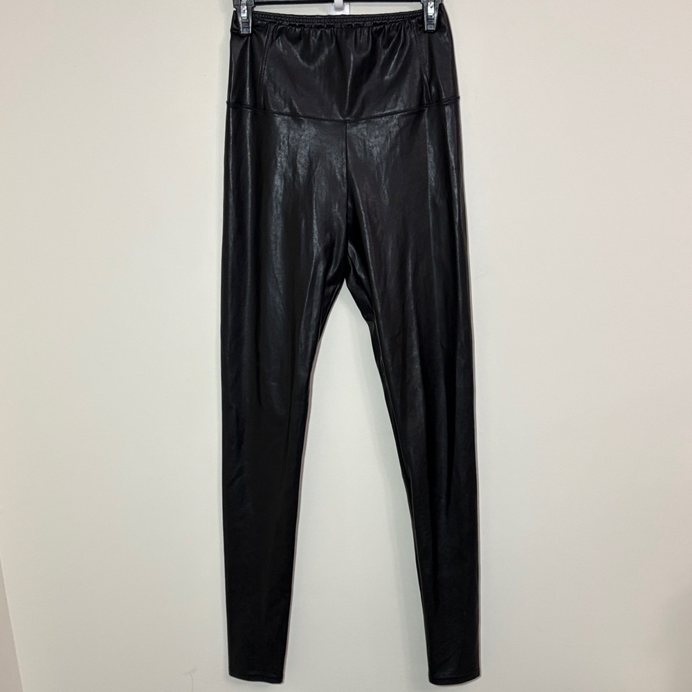 Wilfred Free Black Faux Leather Leggings